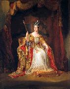 George Hayter Coronation portrait of Queen Victoria France oil painting artist